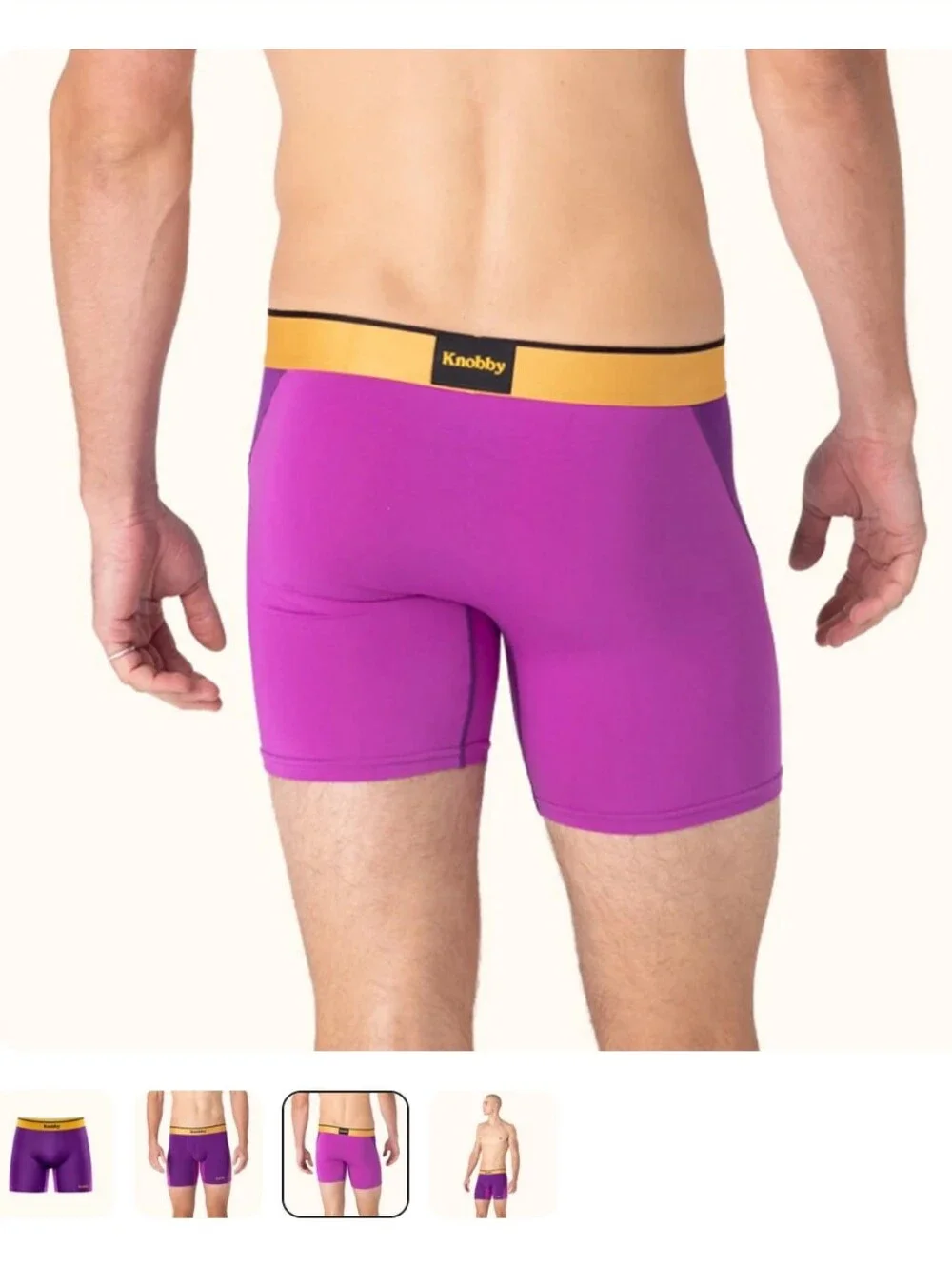 Knobby Purple Rain Trunk- XL